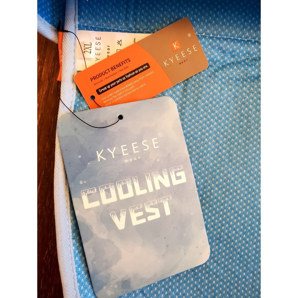 Dog Cooling Vest Lightweight Dog Cooler 2XL Jacket 3D Breathable‎ Mesh NEW - Picture 9 of 12